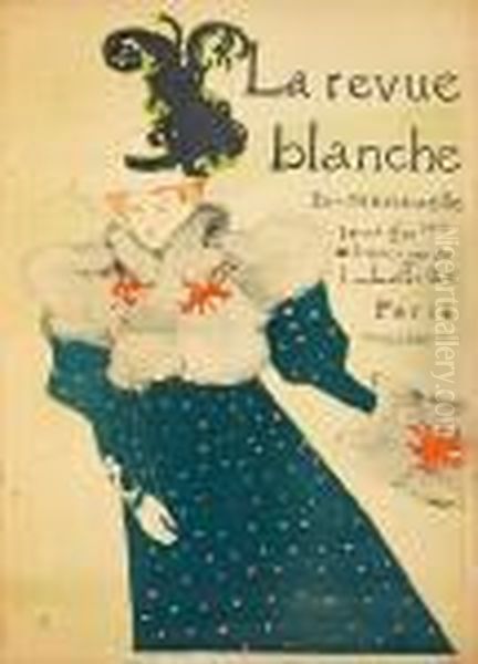 La Revue Blanche Oil Painting by Henri De Toulouse-Lautrec