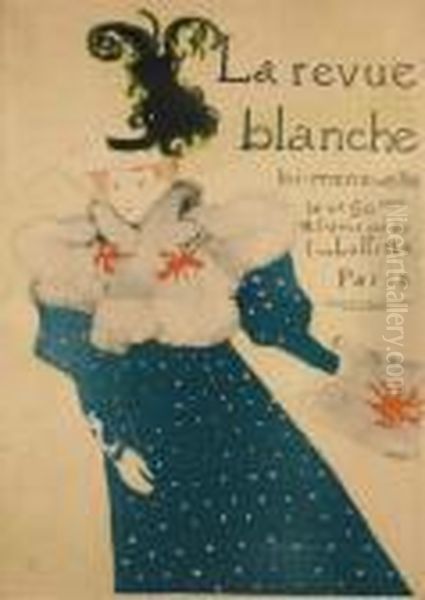 La Revue Blanche (d. 355; W. P16; Adr. 130) Oil Painting by Henri De Toulouse-Lautrec