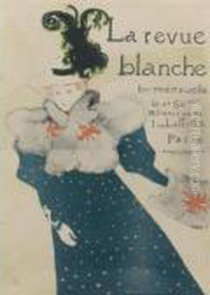 La Revue Blanche (d. 355; W. P16; Adr. 130) Oil Painting by Henri De Toulouse-Lautrec