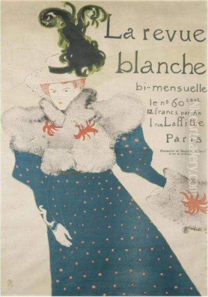 La Revue Blanche (wittrock Posters 16) Oil Painting by Henri De Toulouse-Lautrec