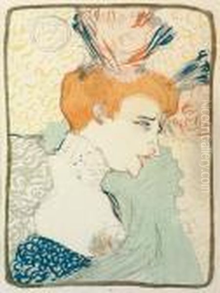 Mademoiselle Marcel Lender, En Buste Oil Painting by Henri De Toulouse-Lautrec