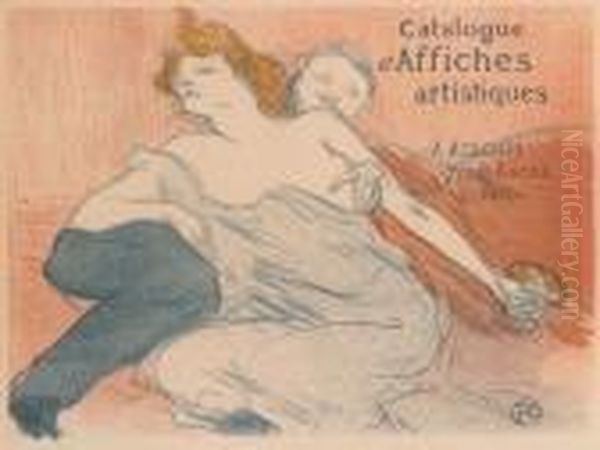 Dabauche (deuxiame Planche) Oil Painting by Henri De Toulouse-Lautrec