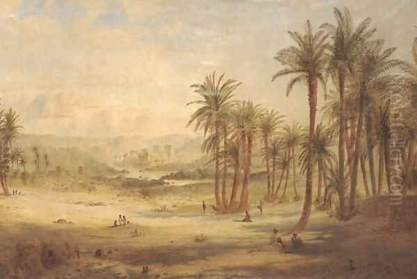 A view of Philae Oil Painting by Edward Lear