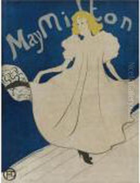 May Milton (d. 356; W. P17; Adr. 134) Oil Painting by Henri De Toulouse-Lautrec