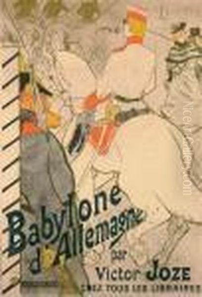 Babylone D'allemagne (d. 351; W. P12; Adr. 58) Oil Painting by Henri De Toulouse-Lautrec