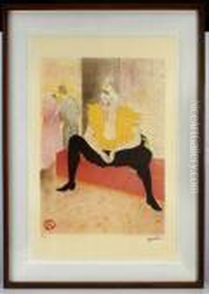 La Clownesse Oil Painting by Henri De Toulouse-Lautrec