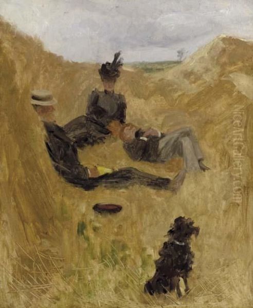 Partie De Campagne Oil Painting by Henri De Toulouse-Lautrec