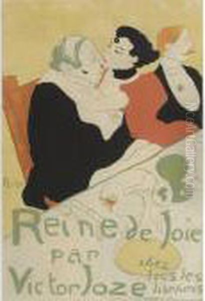 Reine De Joie Oil Painting by Henri De Toulouse-Lautrec