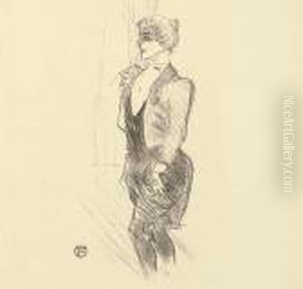 Mary Hamilton Oil Painting by Henri De Toulouse-Lautrec