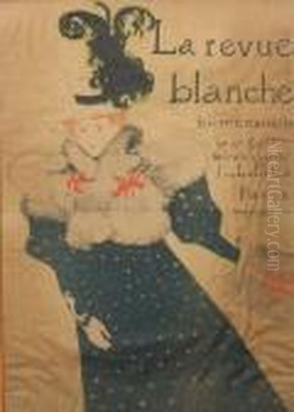 La Revue Blanche Oil Painting by Henri De Toulouse-Lautrec