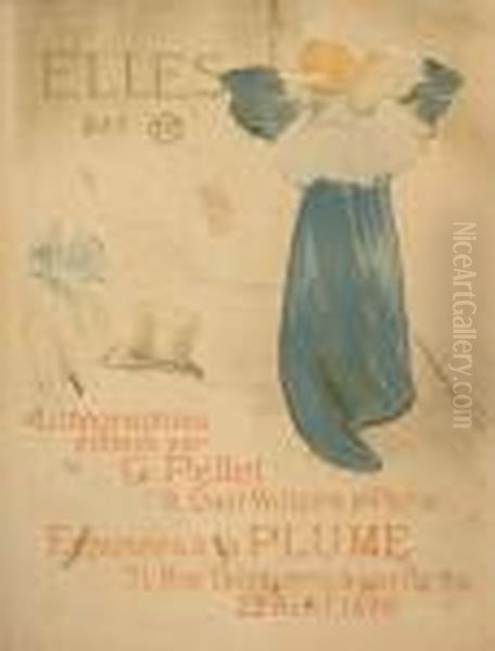 Affiche Pour Elles Oil Painting by Henri De Toulouse-Lautrec