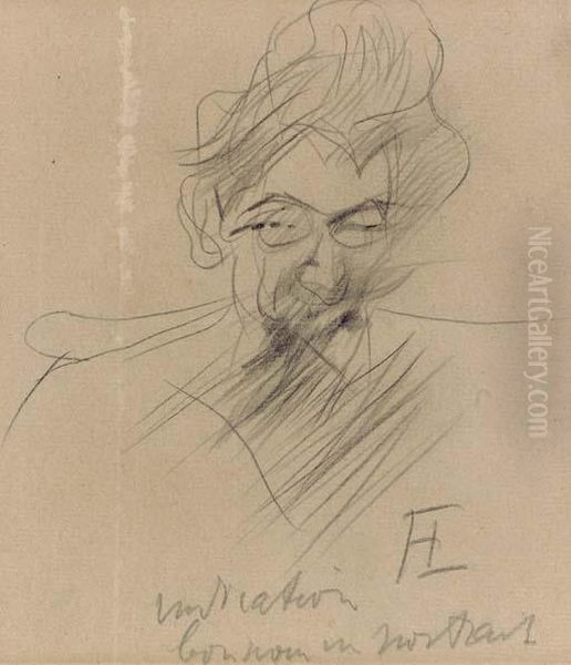 Portrait D'homme Oil Painting by Henri De Toulouse-Lautrec