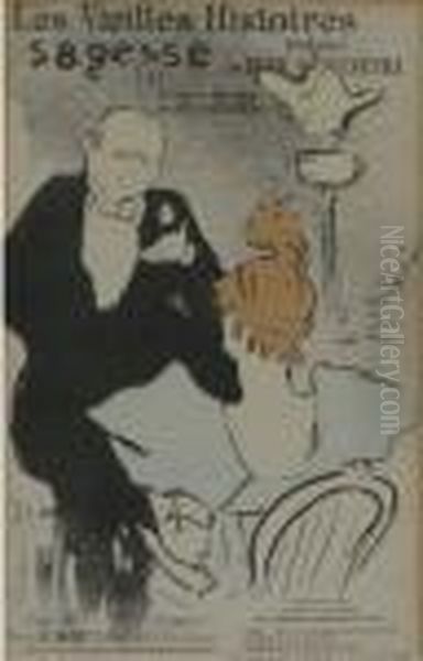 Les Vieilles Histoires Oil Painting by Henri De Toulouse-Lautrec