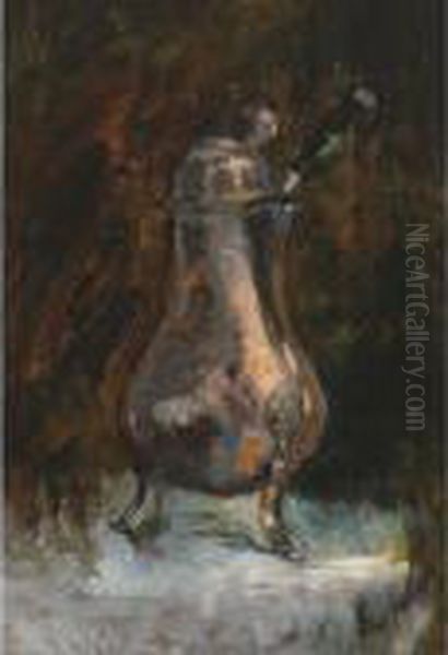 Cafetiere Oil Painting by Henri De Toulouse-Lautrec