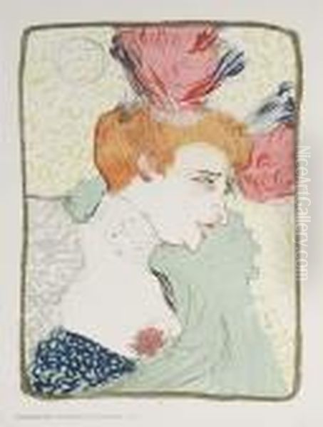 Mademoiselle Marcel Lender, En Buste Oil Painting by Henri De Toulouse-Lautrec