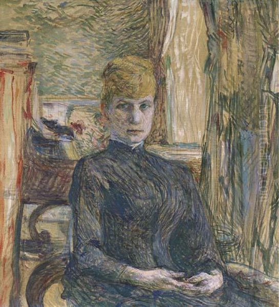 Madame Juliette Pascal Oil Painting by Henri De Toulouse-Lautrec