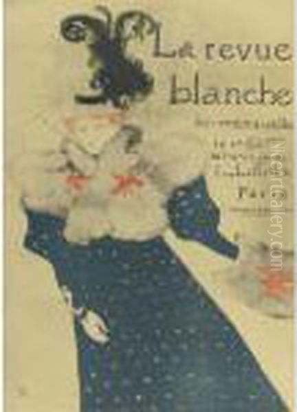 La Revue Blanche (d. 355; A. 155; W. P16; Adr. 130) Oil Painting by Henri De Toulouse-Lautrec