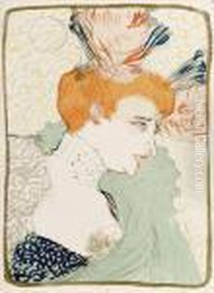 Mademoiselle Marcelle Lender, En Buste Oil Painting by Henri De Toulouse-Lautrec