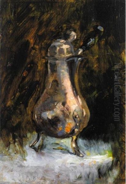 Cafetiere Oil Painting by Henri De Toulouse-Lautrec