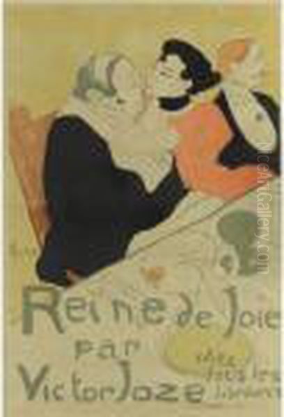 Reine De Joie (d. 342; A. 5; W. P3; Adr. 5) Oil Painting by Henri De Toulouse-Lautrec