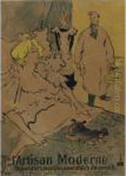 L'artisan Moderne (d. 350; A. 70; W. P24; Adr. 59) Oil Painting by Henri De Toulouse-Lautrec