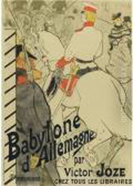 Babylone D'allemagne (d. 351; A. 68; W. P12; Adr. 58) Oil Painting by Henri De Toulouse-Lautrec