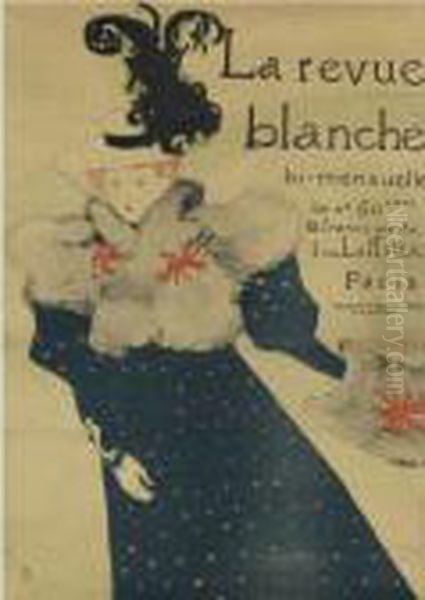 La Revue Blanche (d. 355; A. 115; W. P15; Adr. 130) Oil Painting by Henri De Toulouse-Lautrec