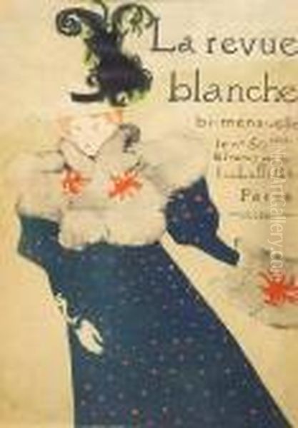 La Revue Blanche Oil Painting by Henri De Toulouse-Lautrec