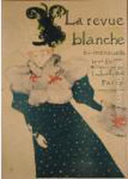 La Revue Blanche (w.p16; D.355; A.115) Oil Painting by Henri De Toulouse-Lautrec