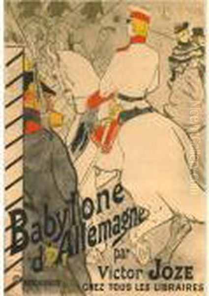 Babylone D'allemagne (d. 351; A. 68; W. P12; Adr. 58) Oil Painting by Henri De Toulouse-Lautrec