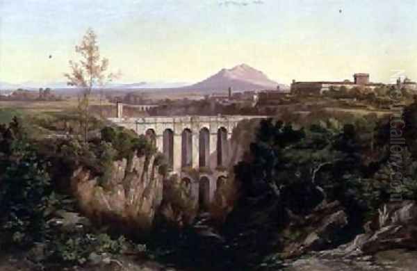 Civita Castellana 2 Oil Painting by Edward Lear