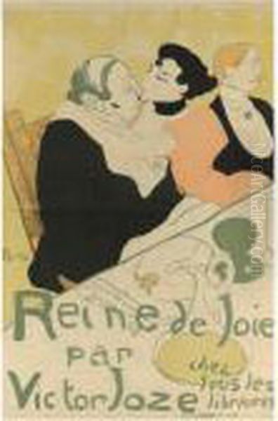 Reine De Joie (d. 342; A. 5; W. P3 Adr. 5) Oil Painting by Henri De Toulouse-Lautrec