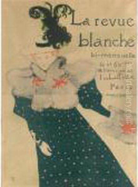 La Revue Blanche (d. 355; A. 115; W. P16; Adr. 130) Oil Painting by Henri De Toulouse-Lautrec