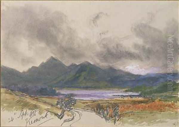 Tetrao rupestris Oil Painting by Edward Lear