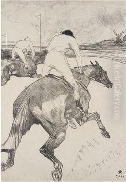 Le Jockey (w. 308; D. 279; A. 365) Oil Painting by Henri De Toulouse-Lautrec