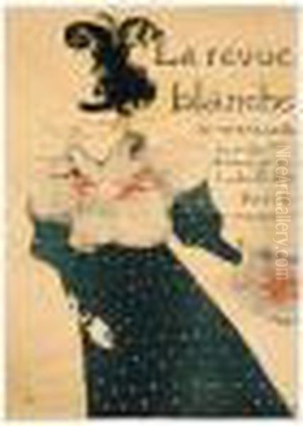 La Revue Blanche (w. P16; D. 355; A. 115) Oil Painting by Henri De Toulouse-Lautrec