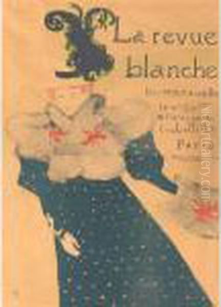 La Revue Blanche (d. 355; A. 115; Adr. 130; W. P16) Oil Painting by Henri De Toulouse-Lautrec