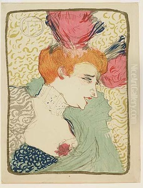 Madamoiselle Marcelle Lender, En Buste Oil Painting by Henri De Toulouse-Lautrec