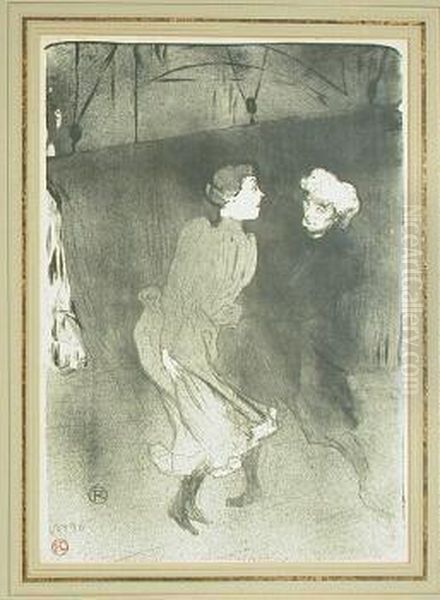 Repetition Generale Aux Folies-bergere (delteil 44; Adhemar 47;wittrock 34) Oil Painting by Henri De Toulouse-Lautrec