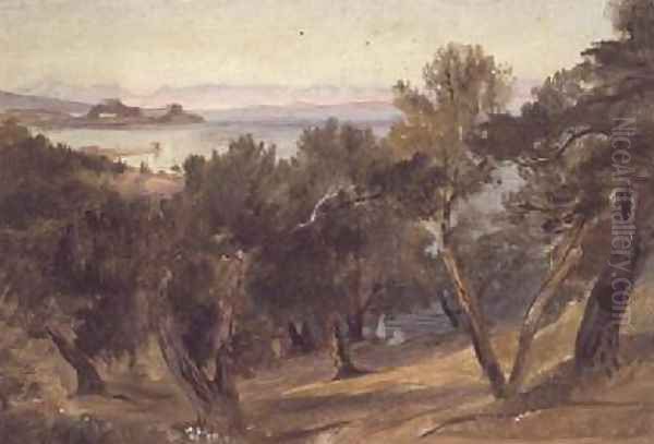 Corfu 4 Oil Painting by Edward Lear