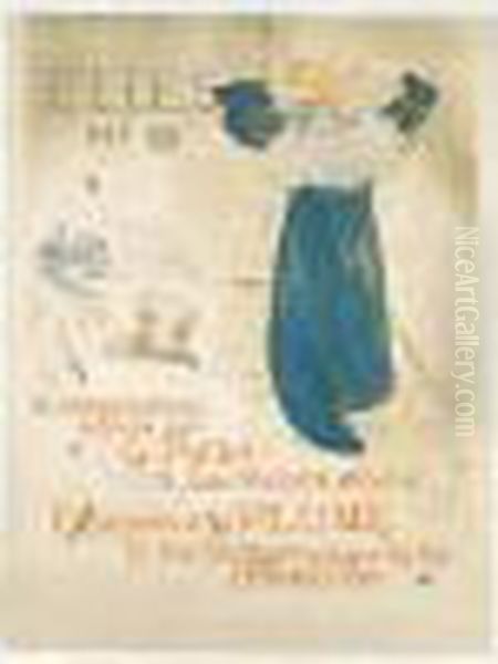 Elles. 1896. Affiche. Oil Painting by Henri De Toulouse-Lautrec