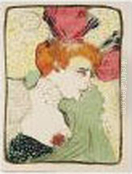 Mademoiselle Marcelle Lender, En Buste (w.99; D.102; And A.131) Oil Painting by Henri De Toulouse-Lautrec