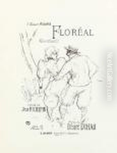 Floreal, From Melodies De Desire Dihau Oil Painting by Henri De Toulouse-Lautrec