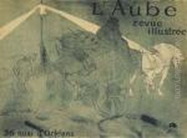 L'aube Oil Painting by Henri De Toulouse-Lautrec