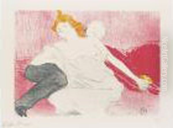 Debauche (deuxieme Planche) (w.167; D.178; A.212) Oil Painting by Henri De Toulouse-Lautrec