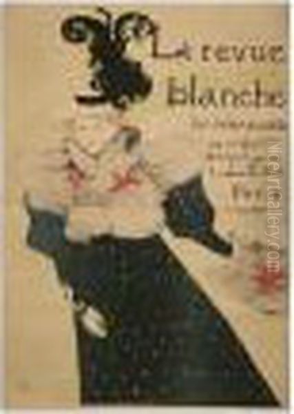 La Revue Blanche (w. P16; D. 355; A. 115) Oil Painting by Henri De Toulouse-Lautrec