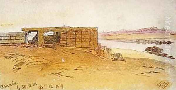 Amada 2 Oil Painting by Edward Lear