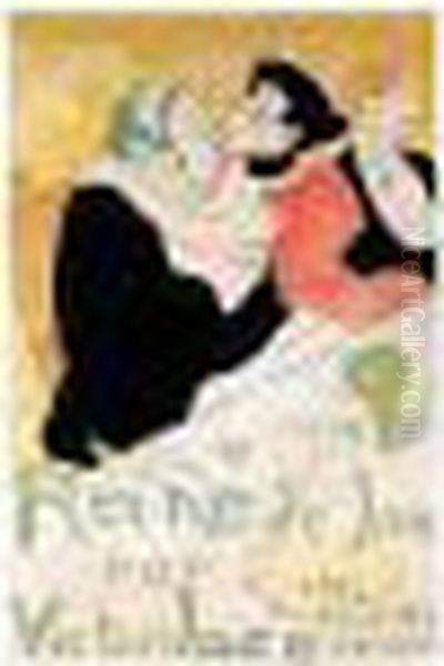 Reine De Joie (w.p3; D.342; A.5) Oil Painting by Henri De Toulouse-Lautrec