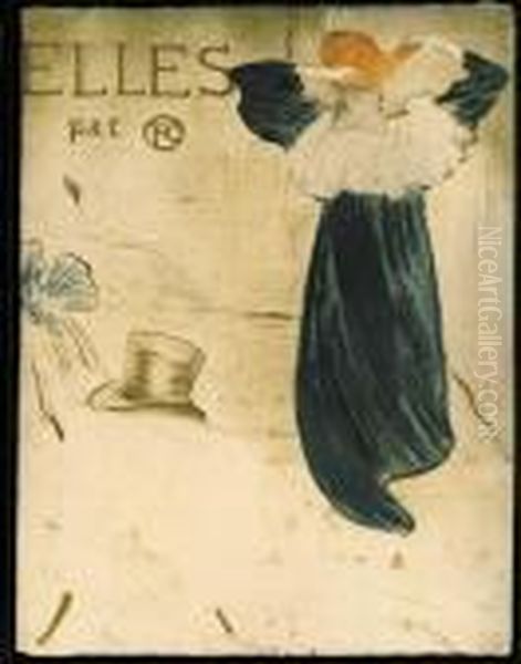 Frontispiece, From Elles Oil Painting by Henri De Toulouse-Lautrec