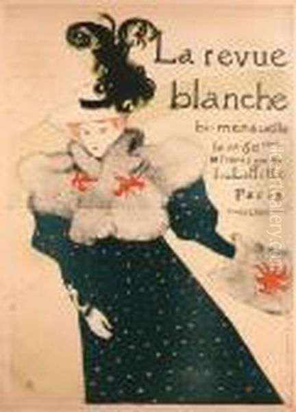 La Revue Blanche Oil Painting by Henri De Toulouse-Lautrec